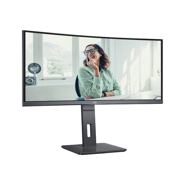 Monitorius AOC CU34P3CV 34inch VA 3440x1440 21:9 4ms HDMI DP USB Black