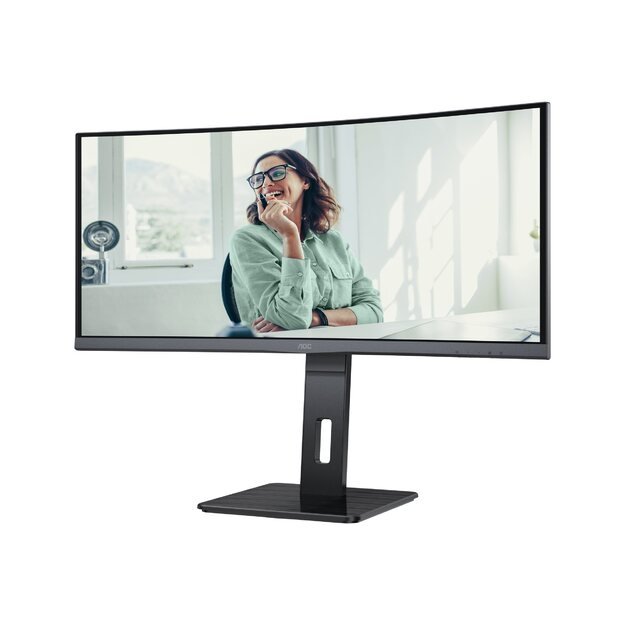 Monitorius AOC CU34P3CV 34inch VA 3440x1440 21:9 4ms HDMI DP USB Black