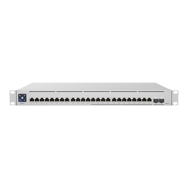 UBIQUITI USW-ENTERPRISE-24-POE UNIFI SWITCH 12x 2.5GB/S RJ45 POE+ 12x 1GB/S RJ45 POE+ 2x 10GB/S SFP+ RPS DC INPUT TOTAL 400W 9