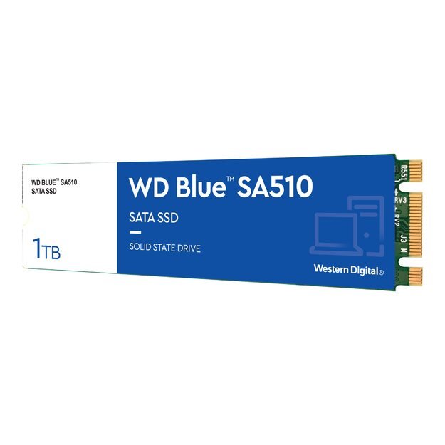 WD Blue SA510 SSD 1TB M.2 2280 SATA III 6Gb/s internal single-packed 1