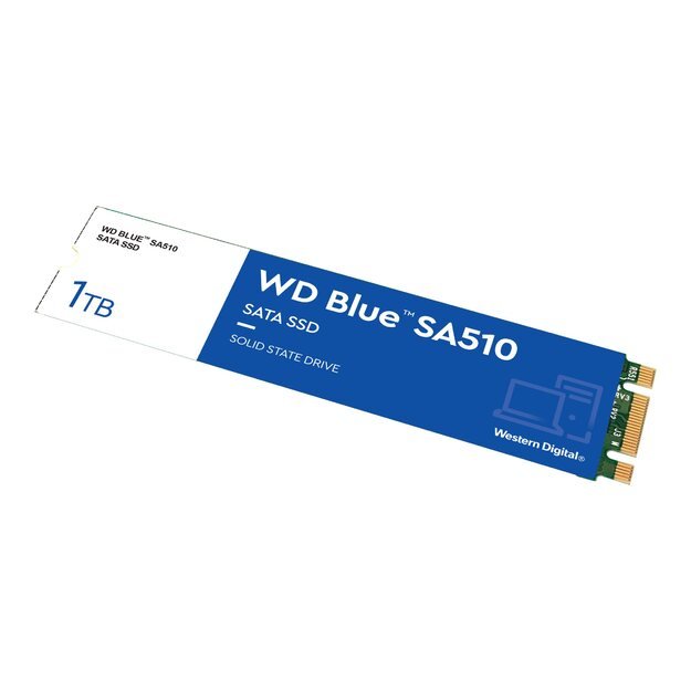 WD Blue SA510 SSD 1TB M.2 2280 SATA III 6Gb/s internal single-packed 2
