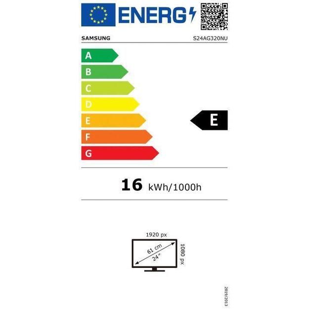 LCD Monitor|SAMSUNG|S24AG320NU|24 |Gaming|Panel VA|1920x1080|16:9|165Hz|1 ms|Swivel|Pivot|Height adjustable|Tilt|Colour Black|LS24AG320NUXEN