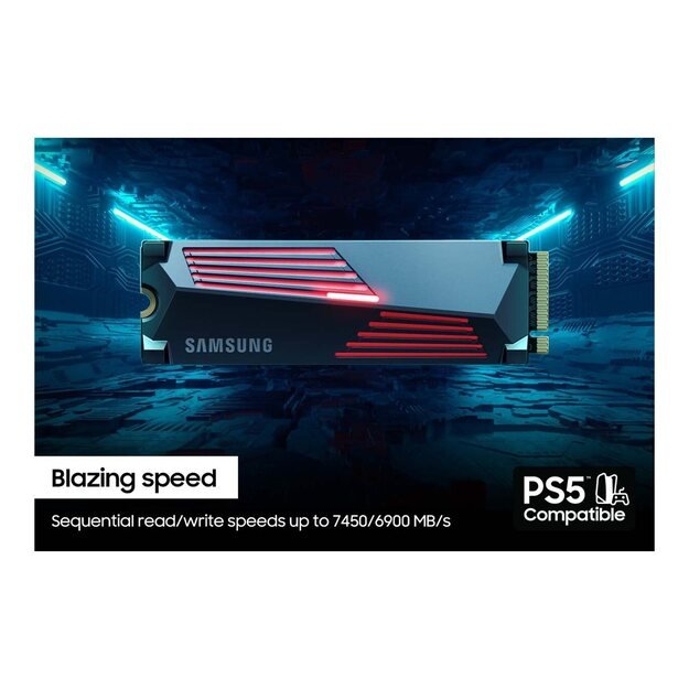 SAMSUNG 990 PRO SSD Heatsink 4TB M.2 NVMe 12