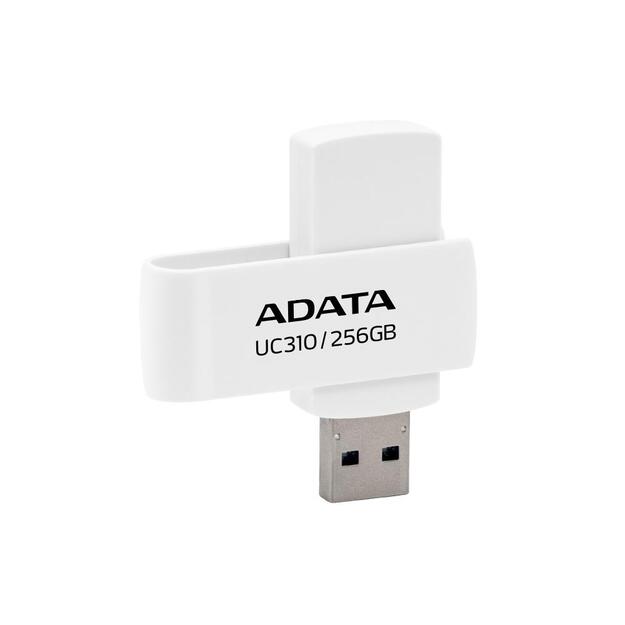 MEMORY DRIVE FLASH USB3.2 256G/WHITE UC310-256G-RWH ADATA