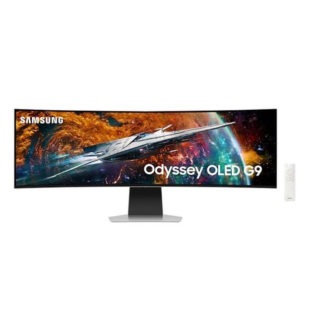 SAMSUNG Odyssey G9 49inch Curved OLED DQHD 240Hz 250cd/m2 HDMI micro HDMI DP HuB USB Bluetooth WLAN Black