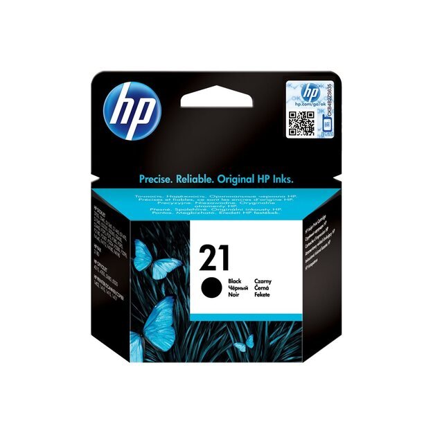 HP nr 21 original Ink cartridge C9351AE ABE black 5ml PSC 1410 Deskjet 3940