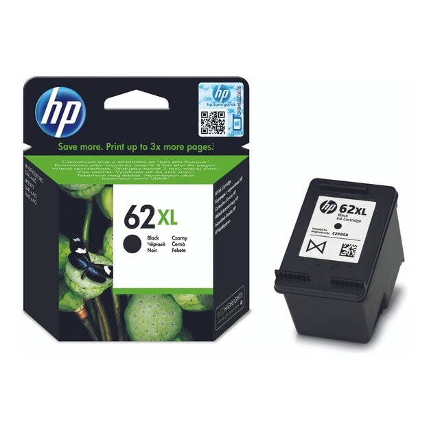 HP 62XL High Yield Black Original Ink Cartridge