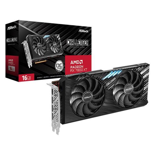 ASROCK RADEON RX 7800 XT Challenger OC 16GB GDDR6 256bit