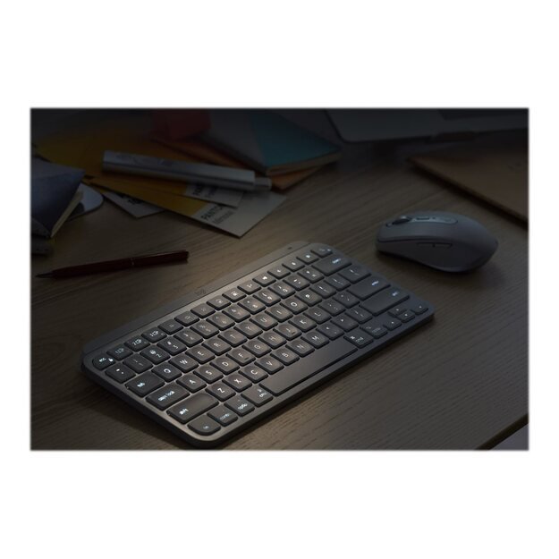 Klaviatūra laidinė LOGITECH MX KEYS MINI FOR BUSINESS - GRAPHITE - US INTL - INTNL