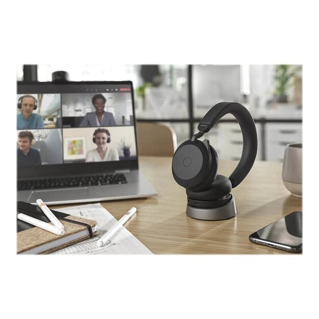 Ausinės JABRA Evolve2 75 Link380a MS Stereo Black