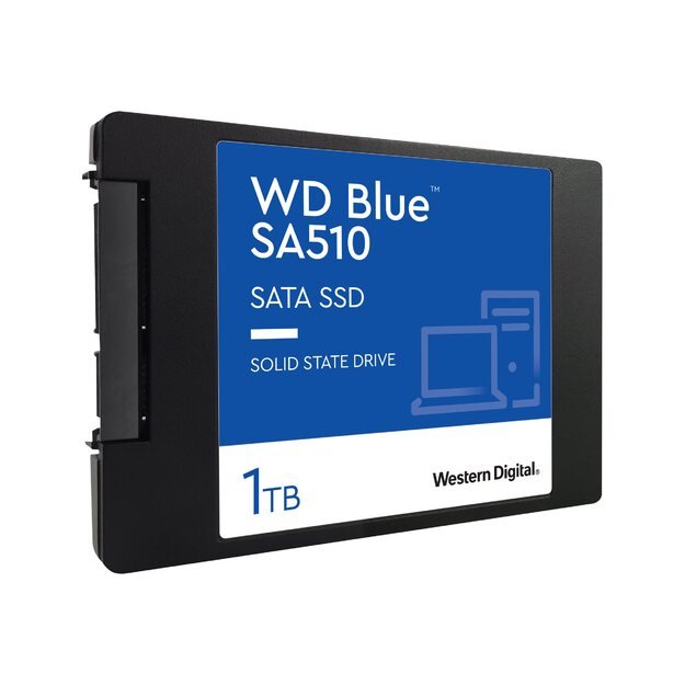 Kietasis diskas (SSD) vidinis WD Blue SA510 SSD 1TB SATA III 6Gb/s cased 2.5inch 7mm internal single-packed