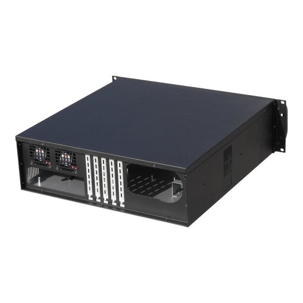 Korpusas komutacinėms spintoms GEMBIRD 19CC-3U-01 Gembird 19 Rack-mount chassis (3U), black