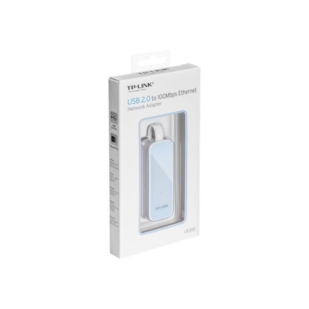 USB tinklo adapteris TP-LINK USB 2.0 to 100Mbps 1xUSB 2.0 connector 1x10 100Mbps Ethernet port 9