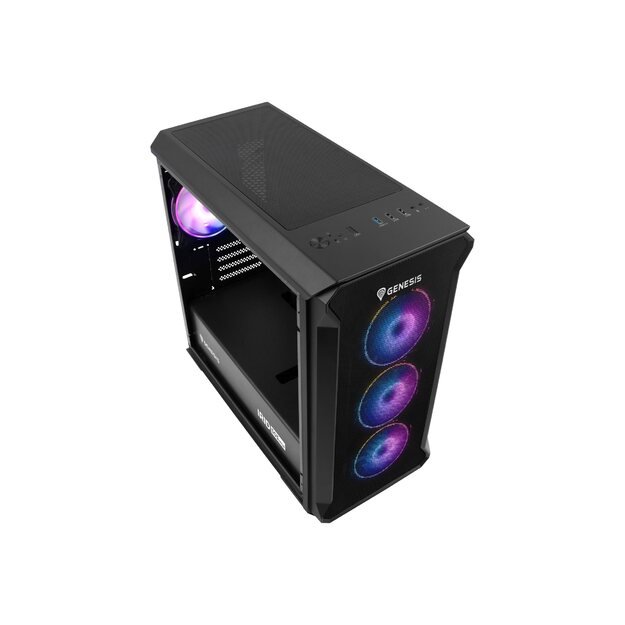 Kompiuterio korpusas NATEC Genesis PC case Irid 503 aRGB micro