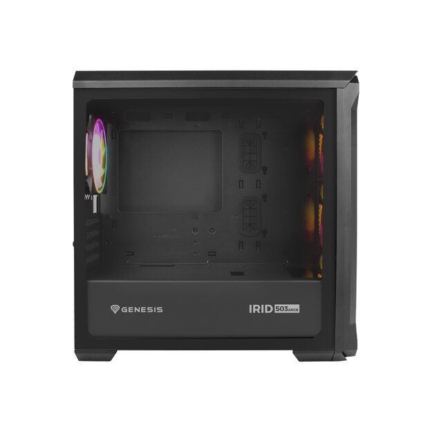 Kompiuterio korpusas NATEC Genesis PC case Irid 503 aRGB micro