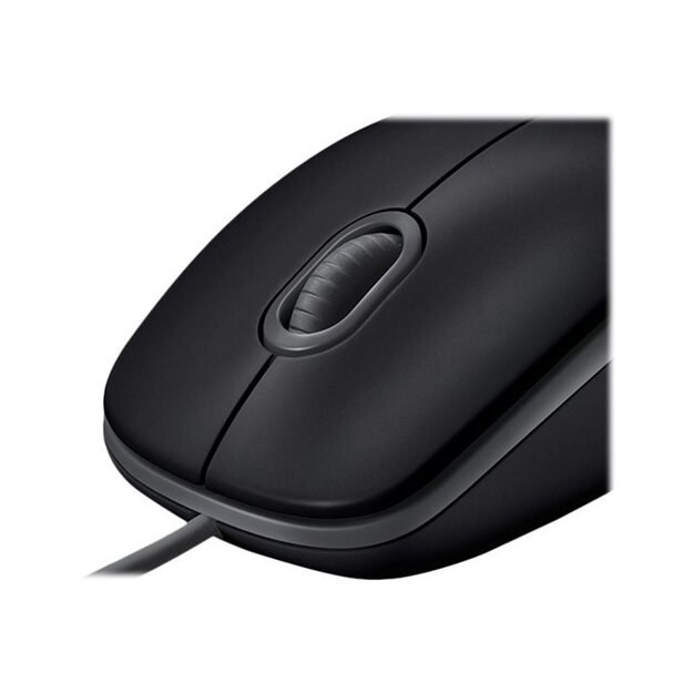 Kompiuterinė pelė laidinė LOGITECH B110 Silent - BLACK - EMEA 7