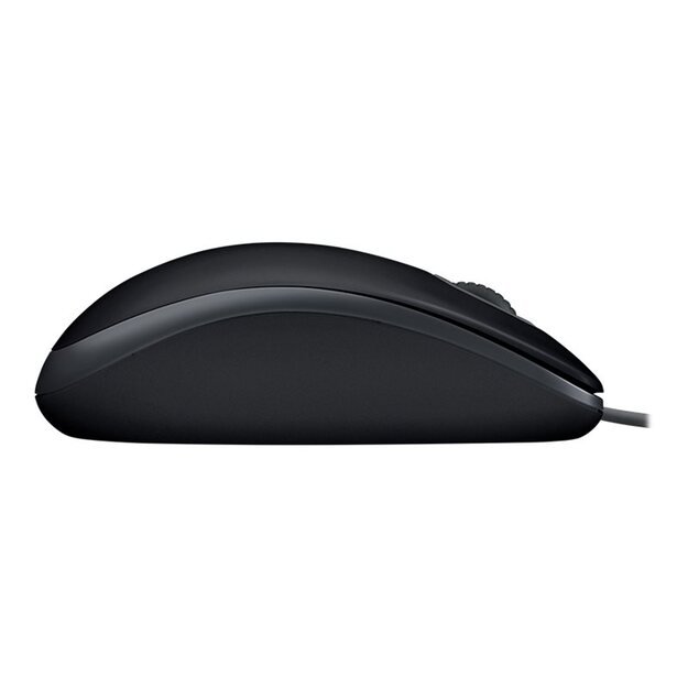 Kompiuterinė pelė laidinė LOGITECH B110 Silent - BLACK - EMEA 4