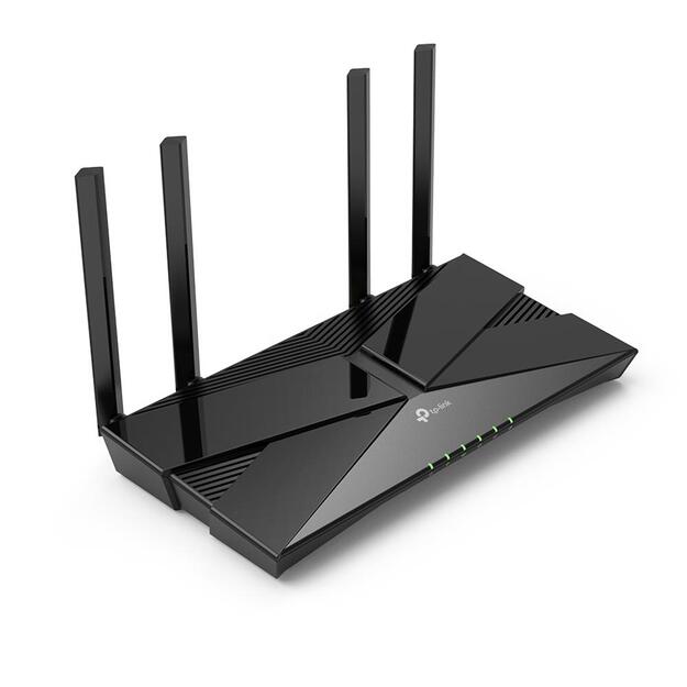 Maršrutizatorius TP-LINK 1800Mbps Wi-Fi 6 1 WAN 4x10/100/1000M antennas 4 ARCHERAX23