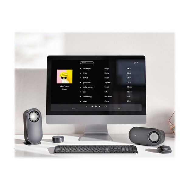 LOGITECH Z407 Bluetooth computer speakers with subwoofer and wireless control - GRAPHITE - N/A - EMEA 16