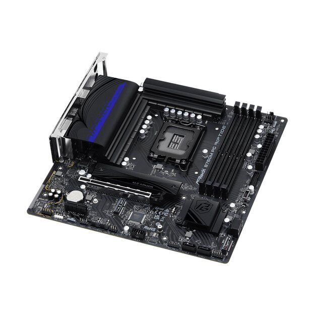 ASROCK B760M PG RIPTIDE mATX 4xDDR5 1xPCIe 4.0 x16 LAN 2.5Gb/s