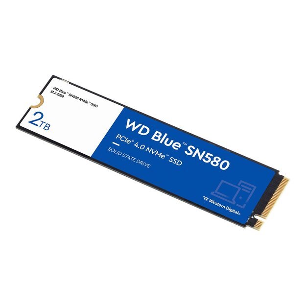 WD Blue SN580 NVMe SSD 2TB M.2 PCIe Gen4