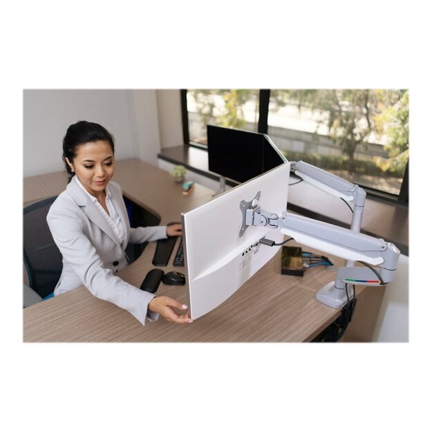 KENSINGTON One-Touch Height Adjustable Dual Monitor Arm