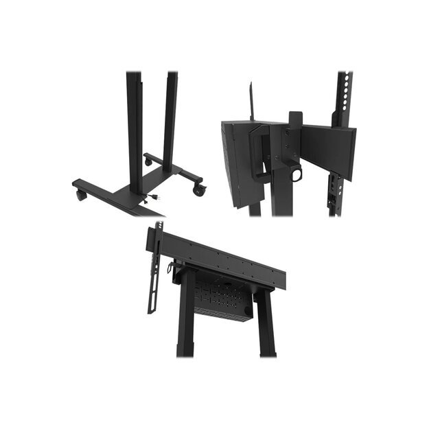 NEOMOUNTS Motorised Mobile Floor Stand VESA 100x100 up to 800x600 37