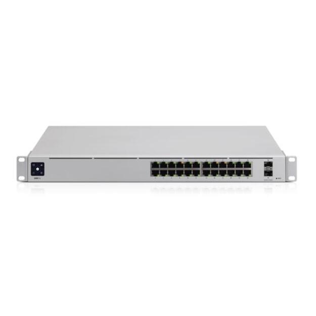 UBIQUITI USW-Pro-24 managed switch 24x 10/100/1000 2x SFP+ 1.3inch display