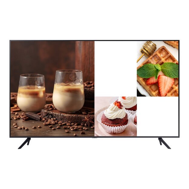 SAMSUNG BE55C 55inch Non-tactile UHD 3840x2160 16:9 250 16/7 Tuner Biz TV App HP 2x10W 3Years