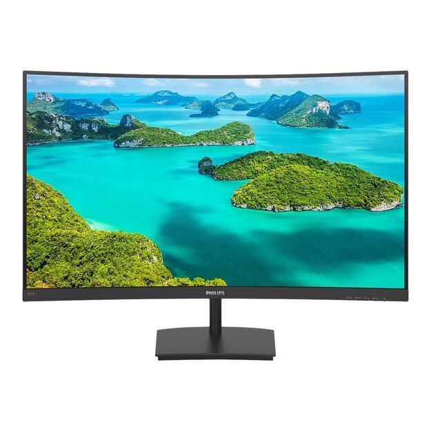 Monitorius PHILIPS 241E1SCA/00 Monitor Philips 241E1SCA/00 23,6 FullHD, VA, HDMI, curved, speakers 11