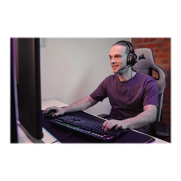 Ausinės CORSAIR HS55 Stereo Headset Carbon EU 15