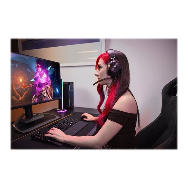 Ausinės CORSAIR HS55 Stereo Headset Carbon EU 28