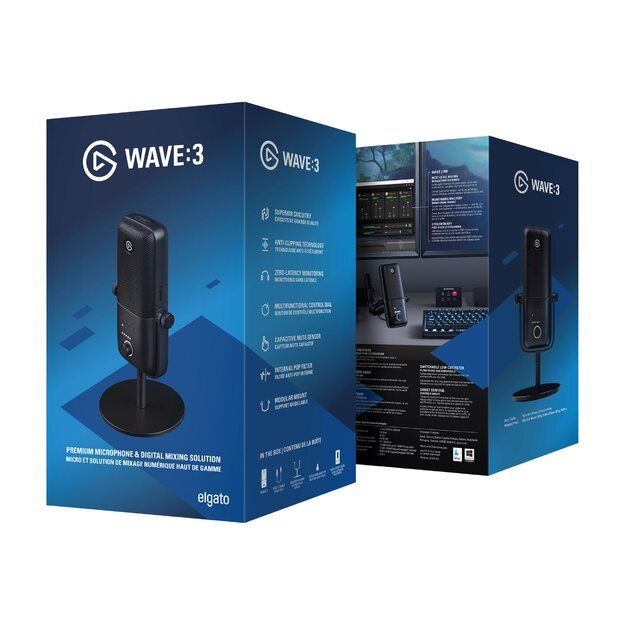 Mikrofonas ELGATO WAVE:3 Microphone