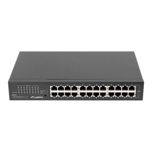 Komutatorius LANBERG switch rack 19inch 24-port 1GB RSGE-24 unmanaged 6