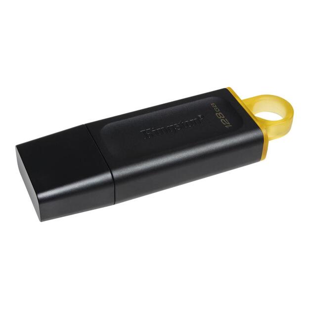 USB raktas KINGSTON 128GB USB3.2 Gen1 DataTraveler Exodia Black + Yellow