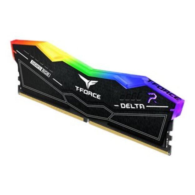 Operatyvioji atmintis (RAM) TEAMGROUP T-Force Delta RGB DDR5 32GB 2x16GB 6200MHz CL38 1.25V DIMM