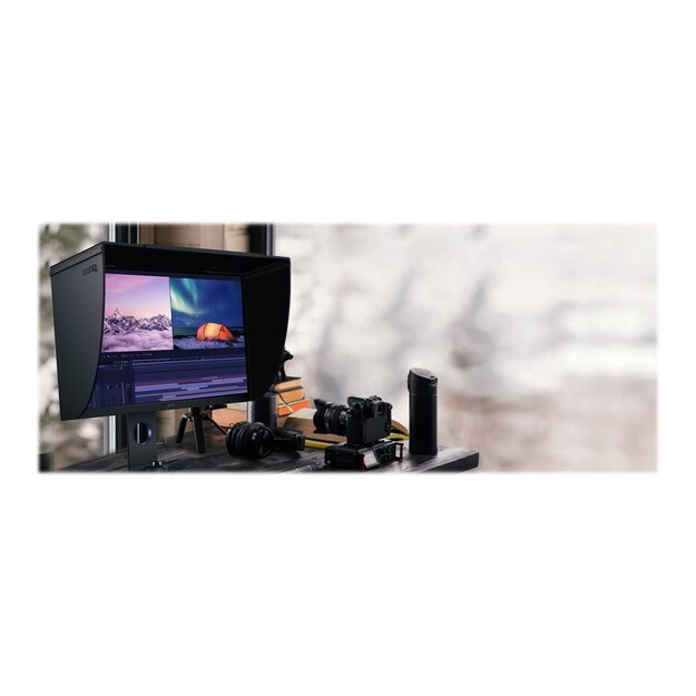 Monitorius BENQ SW321C 32inch photographer monitor 4K Adobe RGB 3840x2160 IPS 2xHDMI DP USB USB-C 60W 20