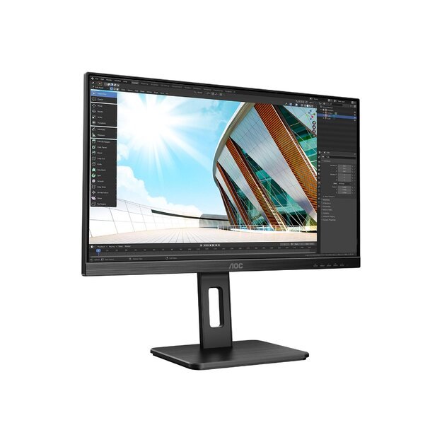 Monitorius AOC U27P2 27inch UHD 4K Monitor USB VGA DVI HDMI 15
