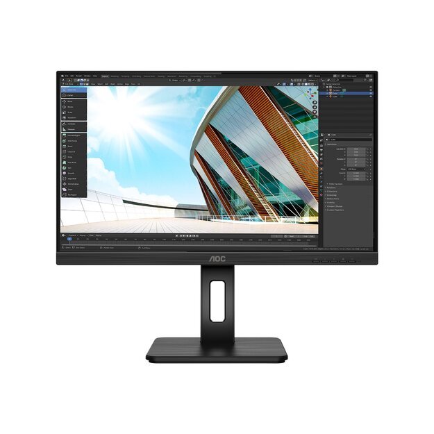 Monitorius AOC U27P2 27inch UHD 4K Monitor USB VGA DVI HDMI 14
