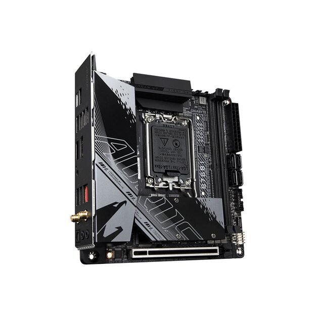 Pagrindinė plokštė GIGABYTE B760I AORUS PRO LGA1700 2xDDR4 4xSATA 3xM.2 1xDP 1xHDMI