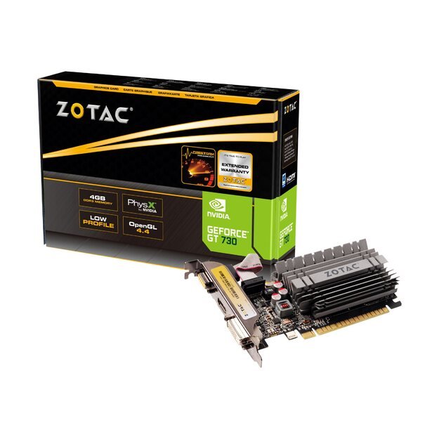 Vaizdo plokštė ZOTAC GeForce GT 730 4GB