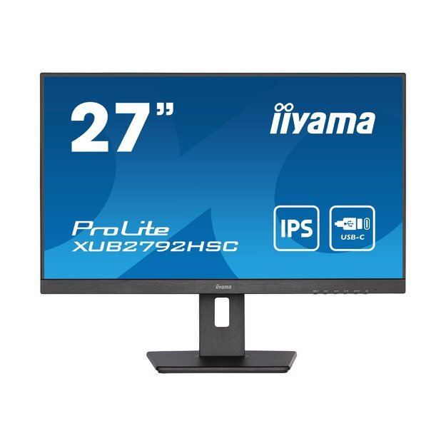 IIYAMA XUB2792HSC-B5 27inch IPS 1920x1080 250cd/m2 4ms HDMI DP USB