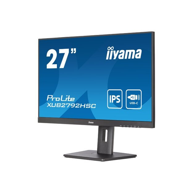 IIYAMA XUB2792HSC-B5 27inch IPS 1920x1080 250cd/m2 4ms HDMI DP USB