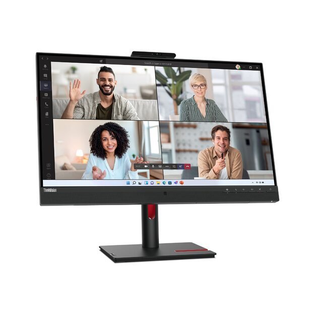 LENOVO T27hv-30 27inch IPS 2560x1440 16:9 75Hz 300cd/m2 4ms HDMI DP DP USB-C 3.2 G1 4xUSB 3.2 G1 USB-C 3.2 G1 RJ45 2x5W Raven Black