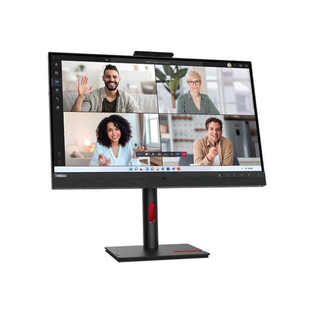 LENOVO T27hv-30 27inch IPS 2560x1440 16:9 75Hz 300cd/m2 4ms HDMI DP DP USB-C 3.2 G1 4xUSB 3.2 G1 USB-C 3.2 G1 RJ45 2x5W Raven Black