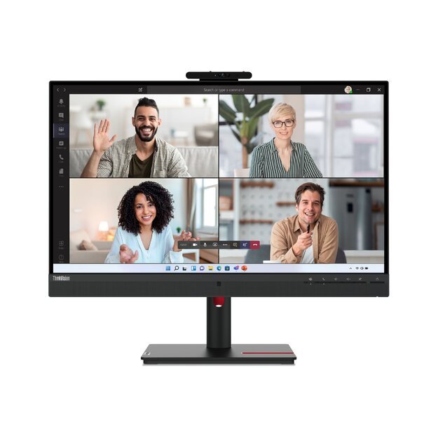 LENOVO T27hv-30 27inch IPS 2560x1440 16:9 75Hz 300cd/m2 4ms HDMI DP DP USB-C 3.2 G1 4xUSB 3.2 G1 USB-C 3.2 G1 RJ45 2x5W Raven Black