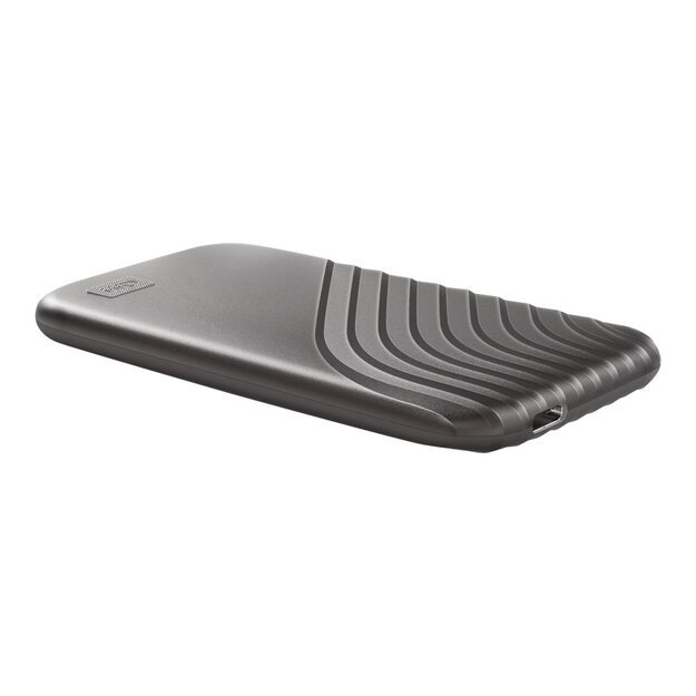 External SSD|WESTERN DIGITAL|My Passport|2TB|USB-C|Write speed 1000 MBytes/sec|Read speed 1050 MBytes/sec|WDBAGF0020BGY-WESN