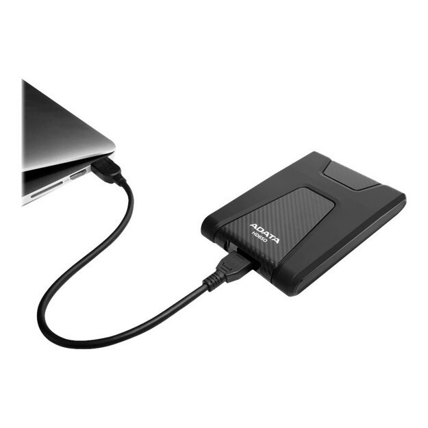 Išorinis kietasis diskas HDD ADATA HD650 1TB USB3.1 BLACK ext. 2.5inch