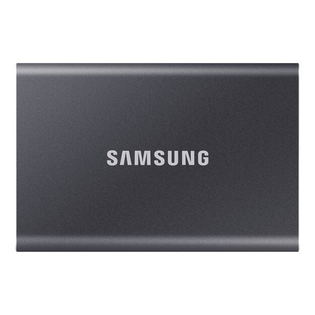 Išorinis kietasis diskas SSD SAMSUNG T7 1TB extern USB 3.2 Gen 2 indigo titan grey