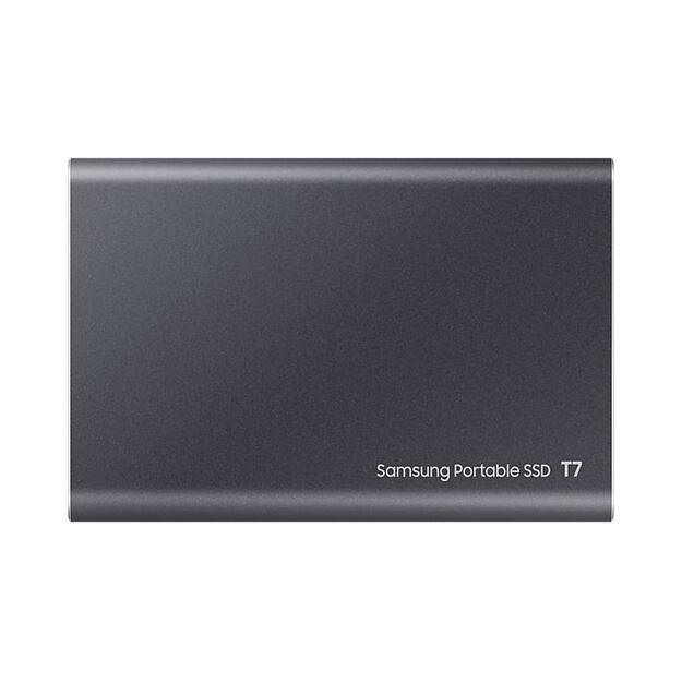 Išorinis kietasis diskas SSD SAMSUNG T7 1TB extern USB 3.2 Gen 2 indigo titan grey